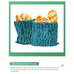Sustainable Beeswax Wrap For Food Storage & Packaging 9pcs Set