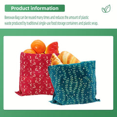 Sustainable Beeswax Wrap For Food Storage & Packaging 9pcs Set