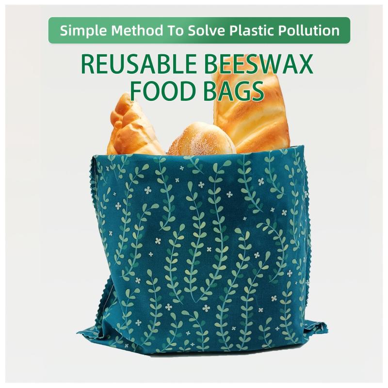 Sustainable Beeswax Wrap For Food Storage & Packaging 9pcs Set