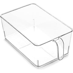 Clear Refrigerator Organizer Bin for Snacks Fruits Vegetables