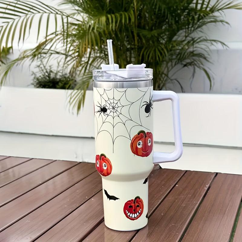 40oz Stainless Steel Double Wall Tumbler Lid Handle Heavy Duty