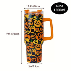 40oz Stainless Steel Double Wall Tumbler Lid Handle Heavy Duty