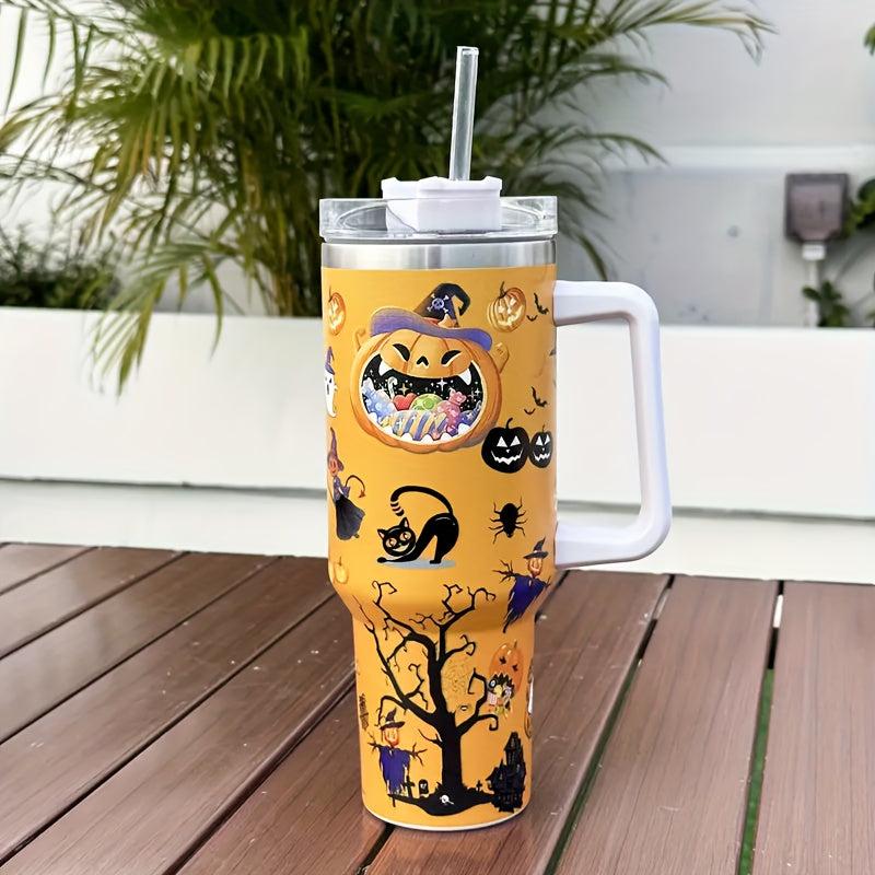 40oz Stainless Steel Double Wall Tumbler Lid Handle Heavy Duty