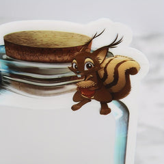 Squirrel Zipper Bag Food Storage Pouch Biscuit Cookie Candy Snack Dry Fruit Cere