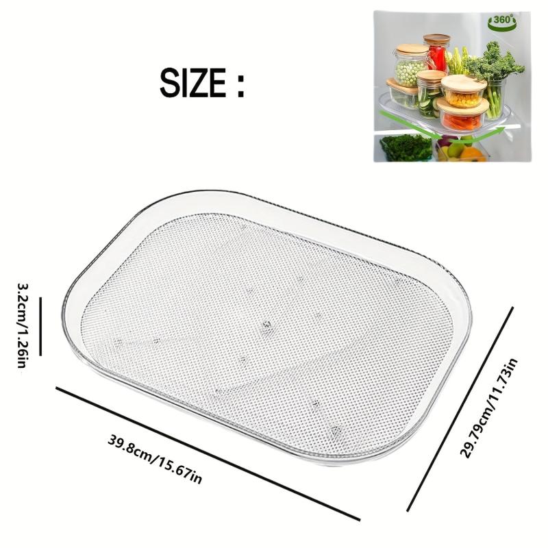 Refrigerator Lazy Susan Turntable Organizer