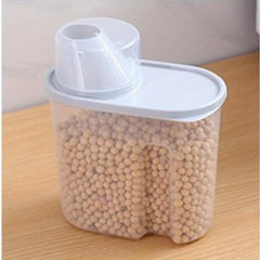 Large Sealed Food Can with Measuring Cup Kitchen Storage Pail