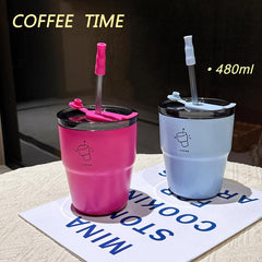 Stainless Steel Insulated Water Bottle Portable Cup
