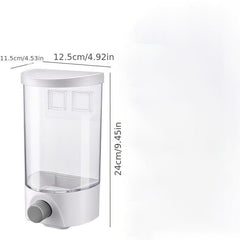 Wall Mounted Sealed Cereals Tank for Household Storage