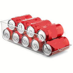 2 Tier Rolling Can Dispensers for Fridge and Pantry Organization