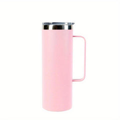 20oz Stainless Steel Vacuum Flask with Handle Leakproof Insulated Cup