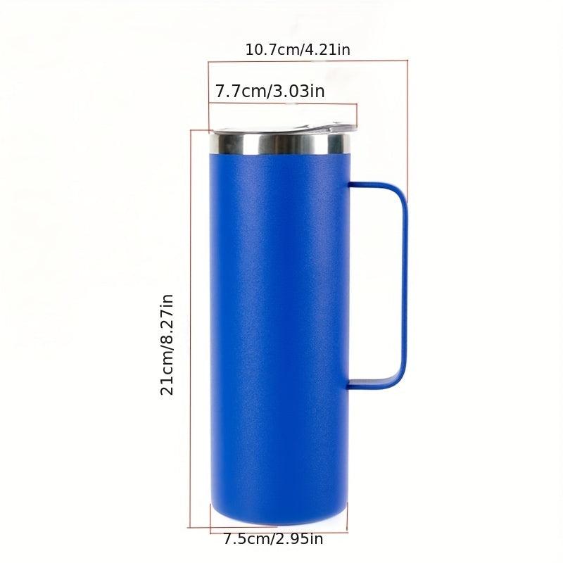 20oz Stainless Steel Vacuum Flask with Handle Leakproof Insulated Cup