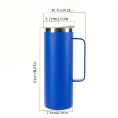 20oz Stainless Steel Vacuum Flask with Handle Leakproof Insulated Cup