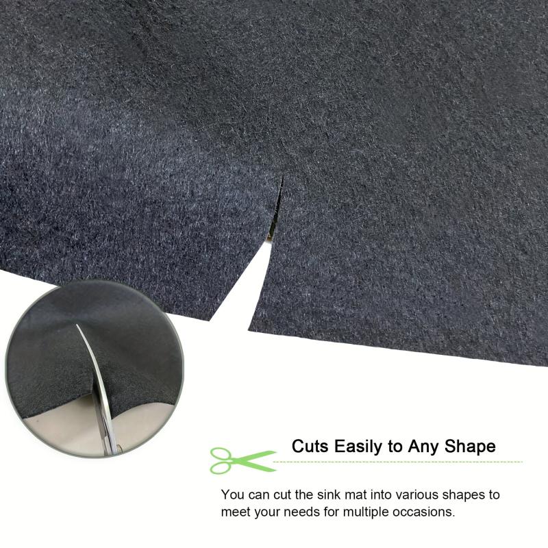 Waterproof Under Sink Mat for Kitchen/Bathroom - Easy to Install