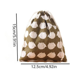 4pcs Cartoon Drawstring Organiser Sundry Storage Bags