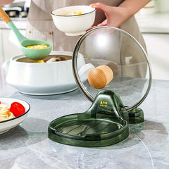 Pot Lid Rack Vertical Utensils Organizer For Kitchen Counter