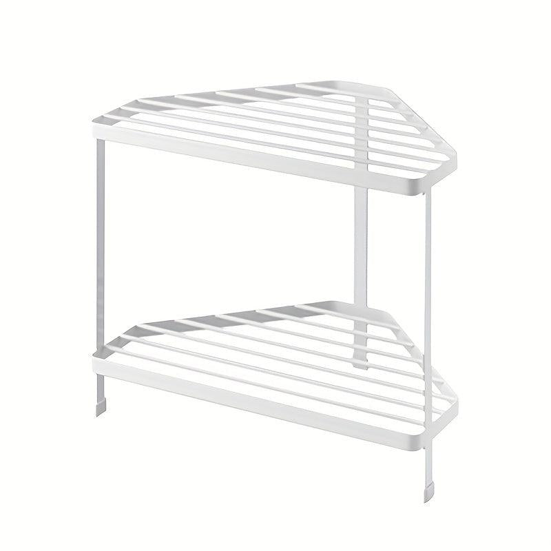 Double layer Stove Side Drainage Storage Rack Household
