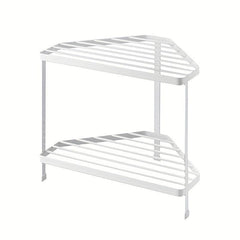 Double layer Stove Side Drainage Storage Rack Household
