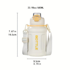 680ml Insulation Cup High value Water Cup Portable Straw Cup Stainless Steel