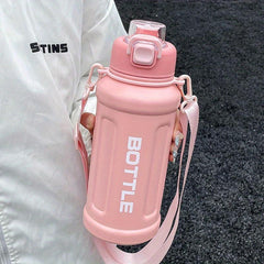 680ml Insulation Cup High value Water Cup Portable Straw Cup Stainless Steel