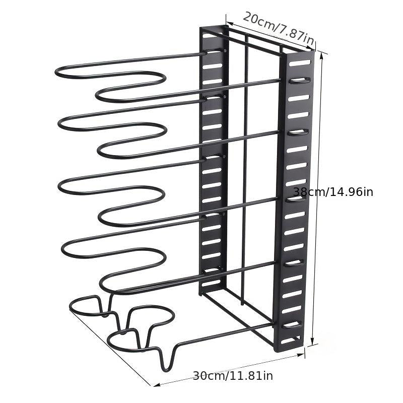 Adjustable Pot Rack Foldable Thickened Pot Rack Kitchen Accessories