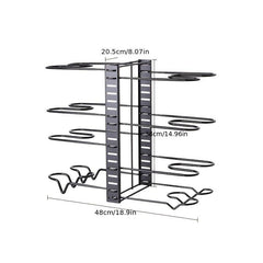 Adjustable Pot Rack Foldable Thickened Pot Rack Kitchen Accessories