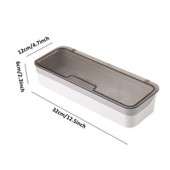 Chopsticks Dry Drain Box Kitchen Cutlery Tray With Lid