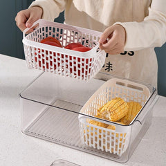 3260ml Food Storage Box PETG Material Refrigerator Organizer Box
