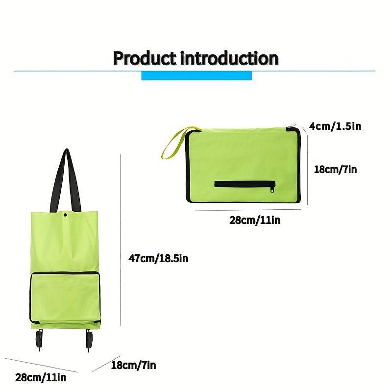 Portable Shopping Cart Waterproof Foldable Shopping Bag
