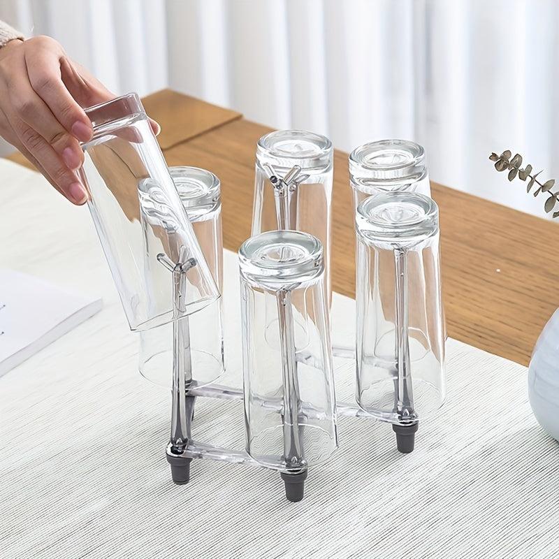 Retractable Cup Drying Rack for Glass and Sports Bottle