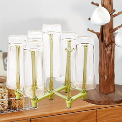 Retractable Cup Drying Rack for Glass and Sports Bottle