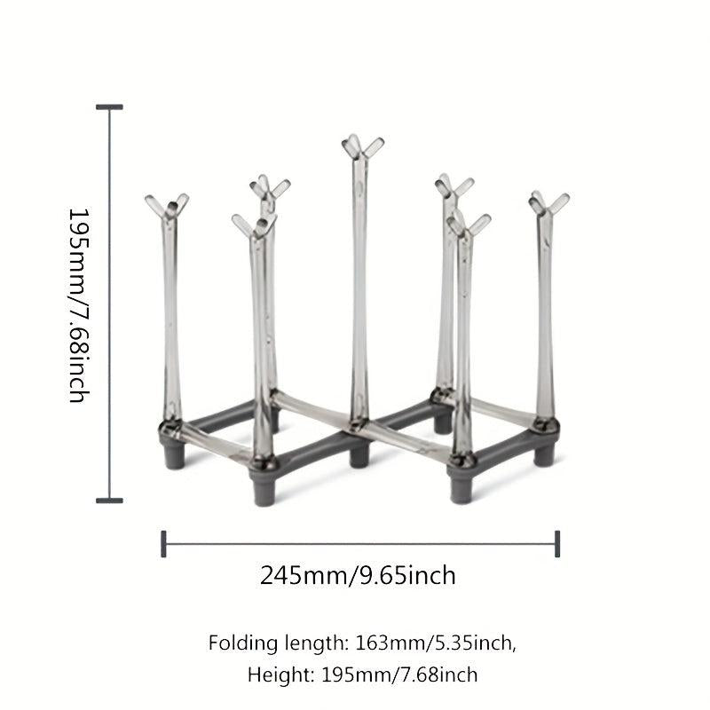Retractable Cup Drying Rack for Glass and Sports Bottle