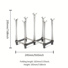 Retractable Cup Drying Rack for Glass and Sports Bottle