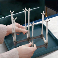 Retractable Cup Drying Rack for Glass and Sports Bottle