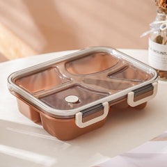 Eco Leak Proof Lunch Box with Cutlery BPA Free Microwave Safe