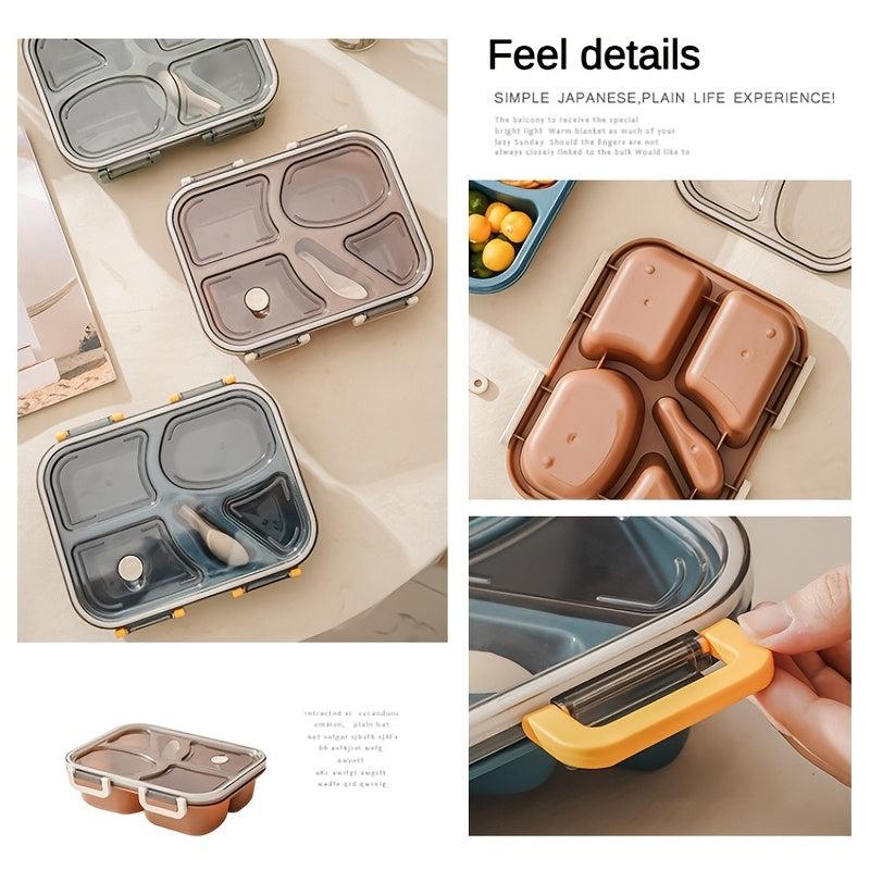 Eco Leak Proof Lunch Box with Cutlery BPA Free Microwave Safe