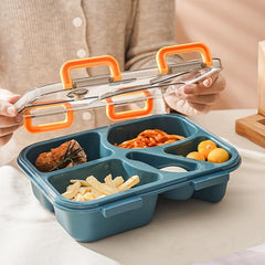 Eco Leak Proof Lunch Box with Cutlery BPA Free Microwave Safe