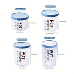 Kitchen Snack Storage Box Transparent Sealed Fresh keeping Box
