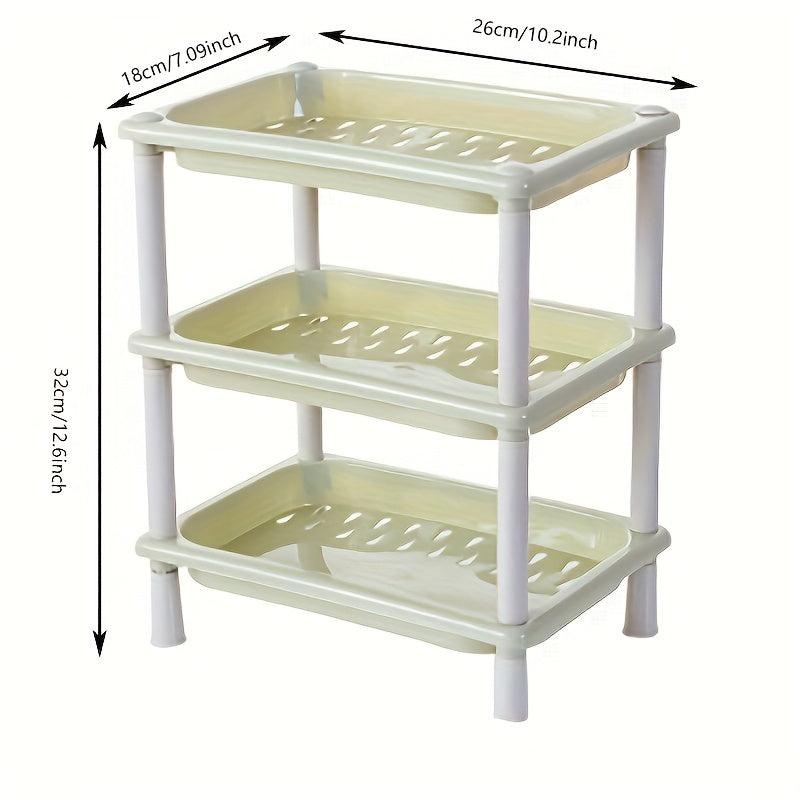 Small 3-Layer Modern Display Stand for Home Kitchen