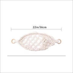Boho Style Cotton Rope Hammock Basket
