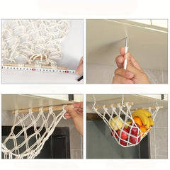 Boho Style Cotton Rope Hammock Basket