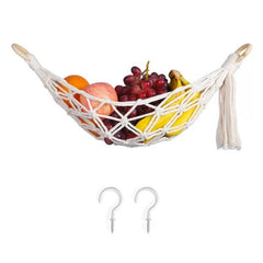 Boho Style Cotton Rope Hammock Basket