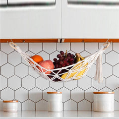 Boho Style Cotton Rope Hammock Basket