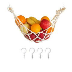 Boho Style Cotton Rope Hammock Basket