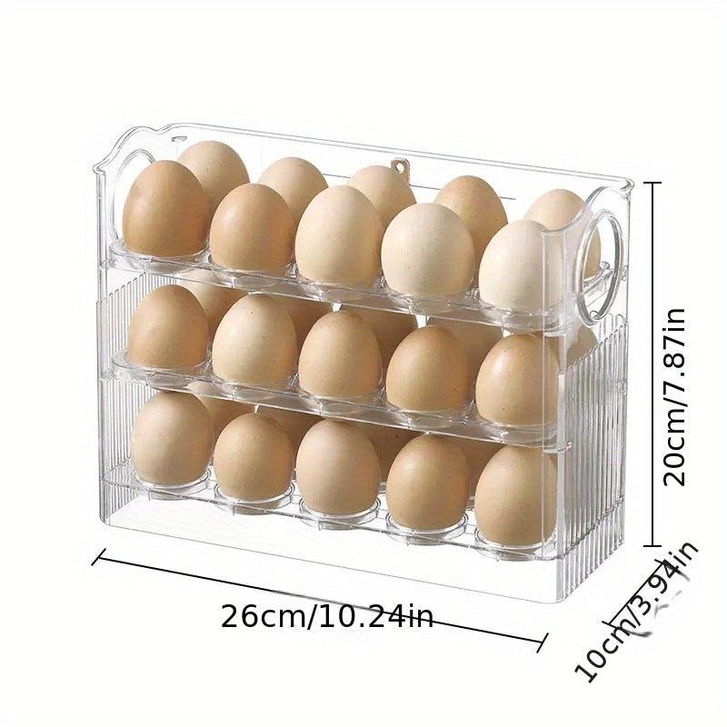 3 Tier Egg Storage Rack For Refrigerator - Fresh Keeping Egg Container