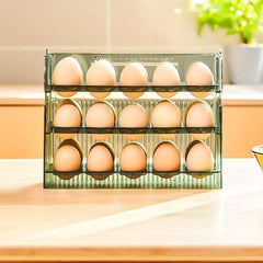 3 Tier Egg Storage Rack For Refrigerator - Fresh Keeping Egg Container