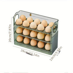 3 Tier Egg Storage Rack For Refrigerator - Fresh Keeping Egg Container