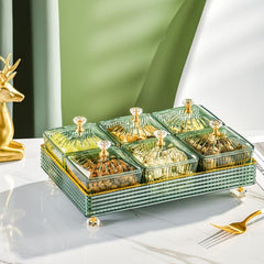 7pcs Lightweight Nordic Style Candy Box Household Snack Plate