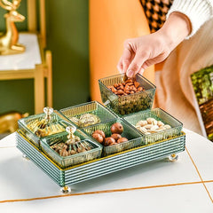 7pcs Lightweight Nordic Style Candy Box Household Snack Plate