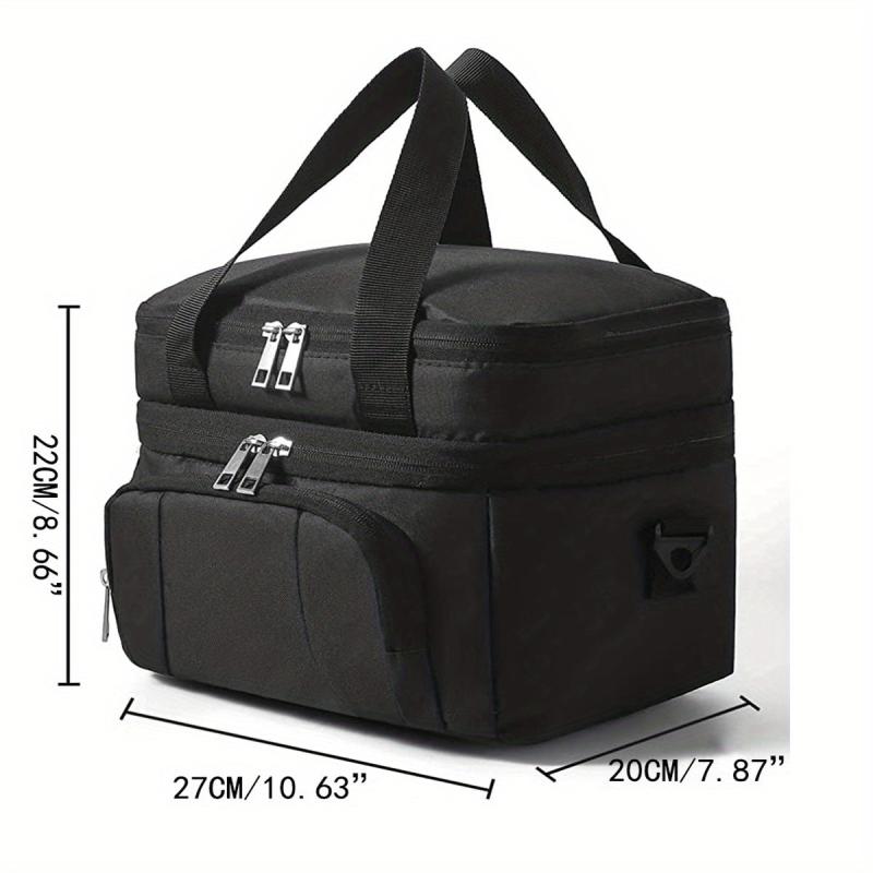 Large Capacity Insulation Meal Bag Double Layer Ice Pack