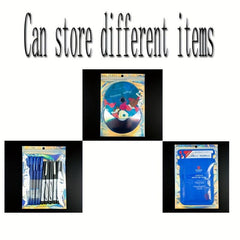 10pcs Laser Pearlescent Sealed Bags, Moisture & Stain Resistant